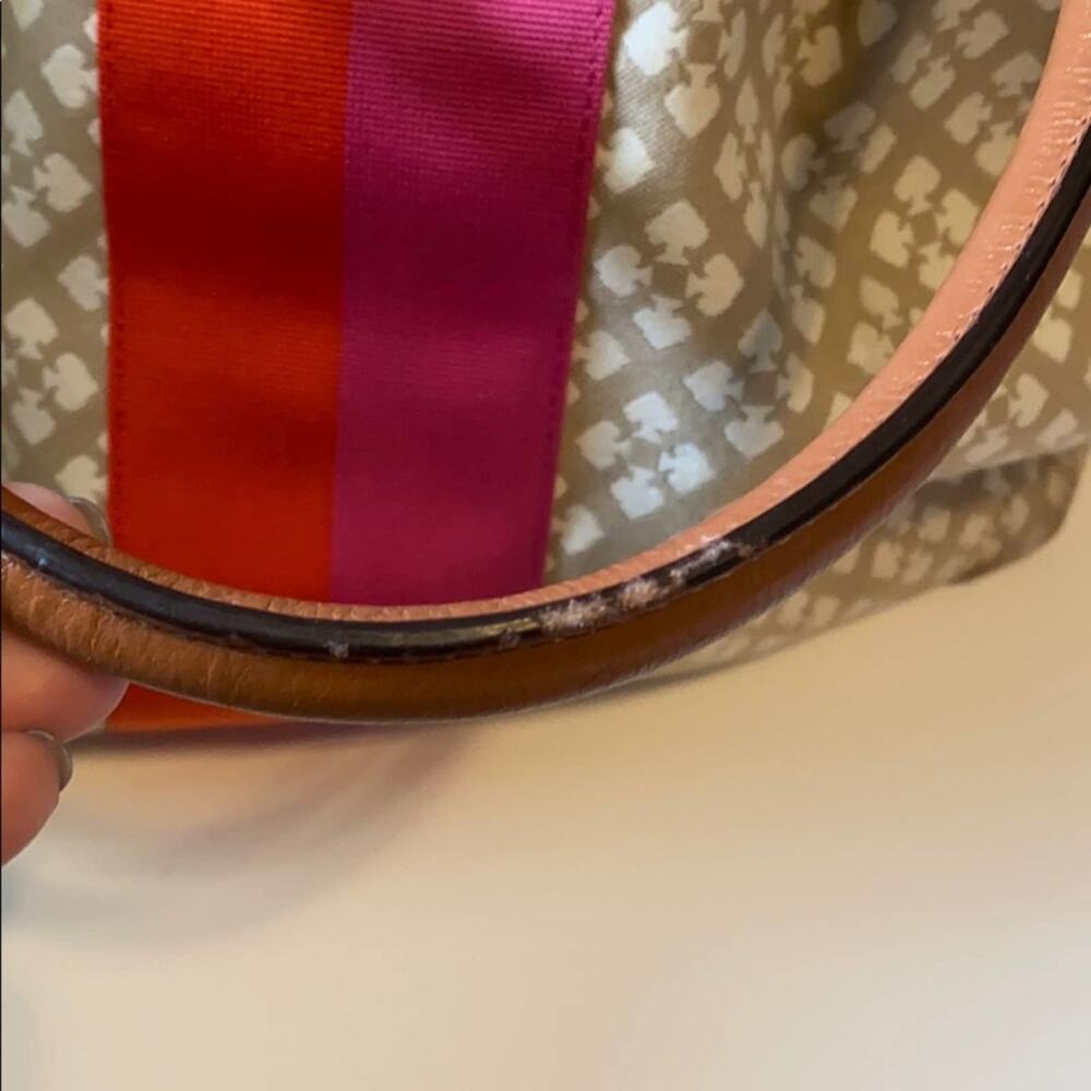 Kate Spade Stucco Stevie Canvas Baby Diaper Bag - Picture 11 of 16